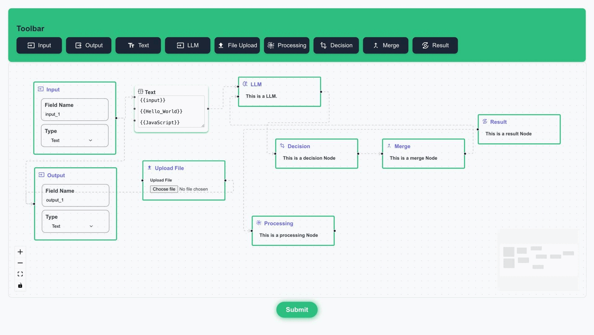 Workflow Builder with ReactFlow